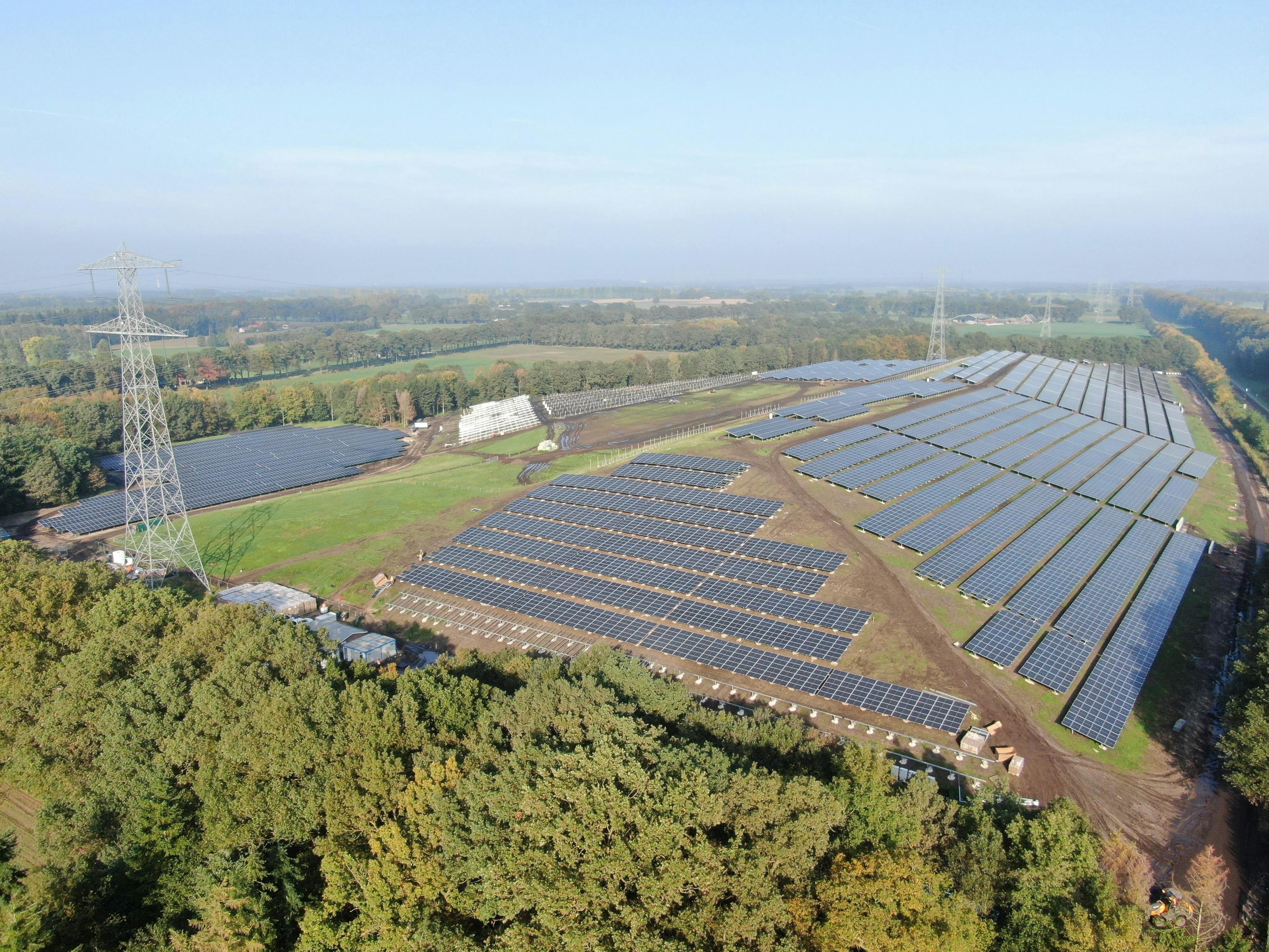 Lochem freefield project in the Netherlands, taken by drone
