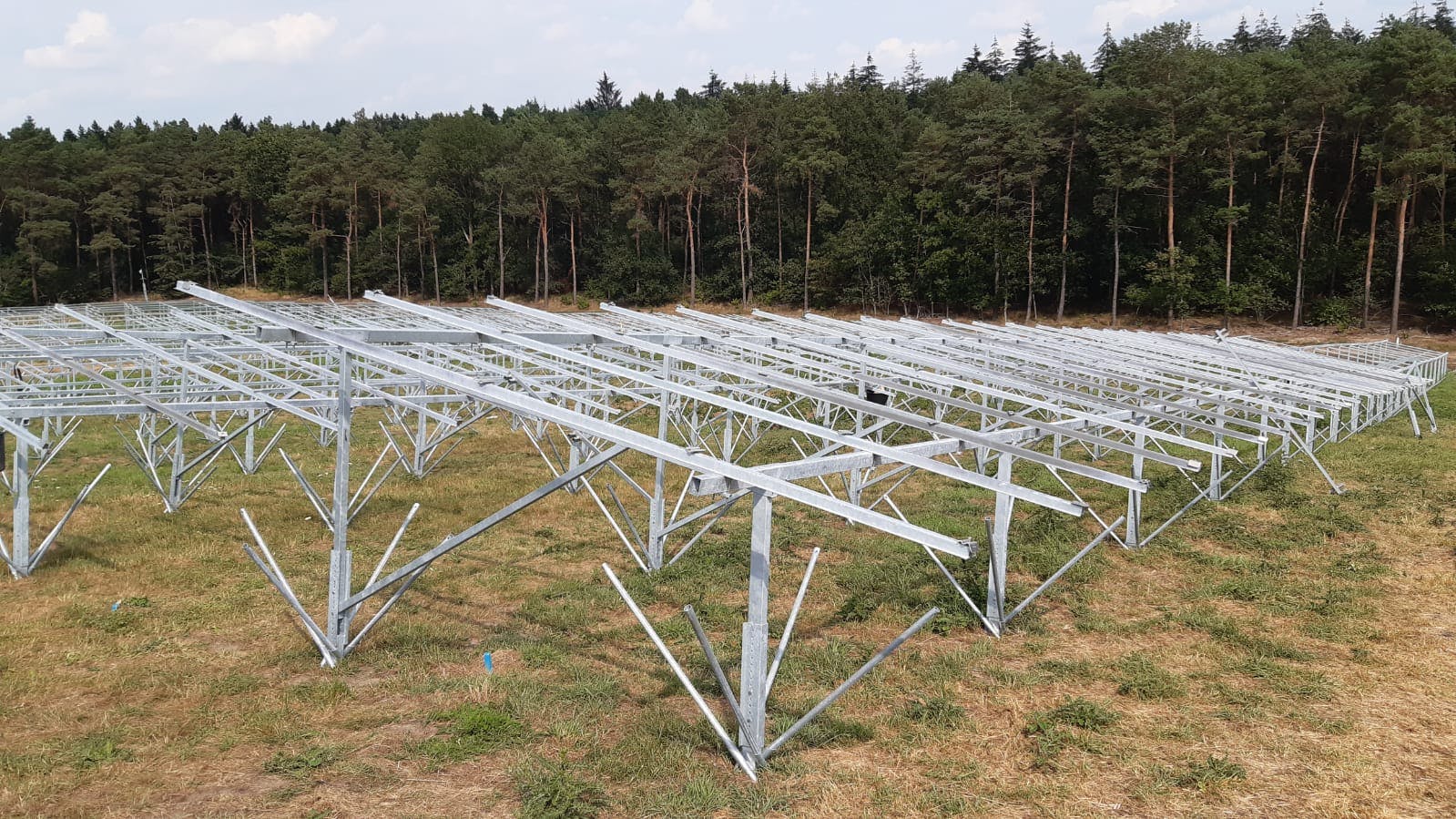 Bau von PV-Anlagen auf Mülldeponien unter Verwendung von Wurzelsystemen