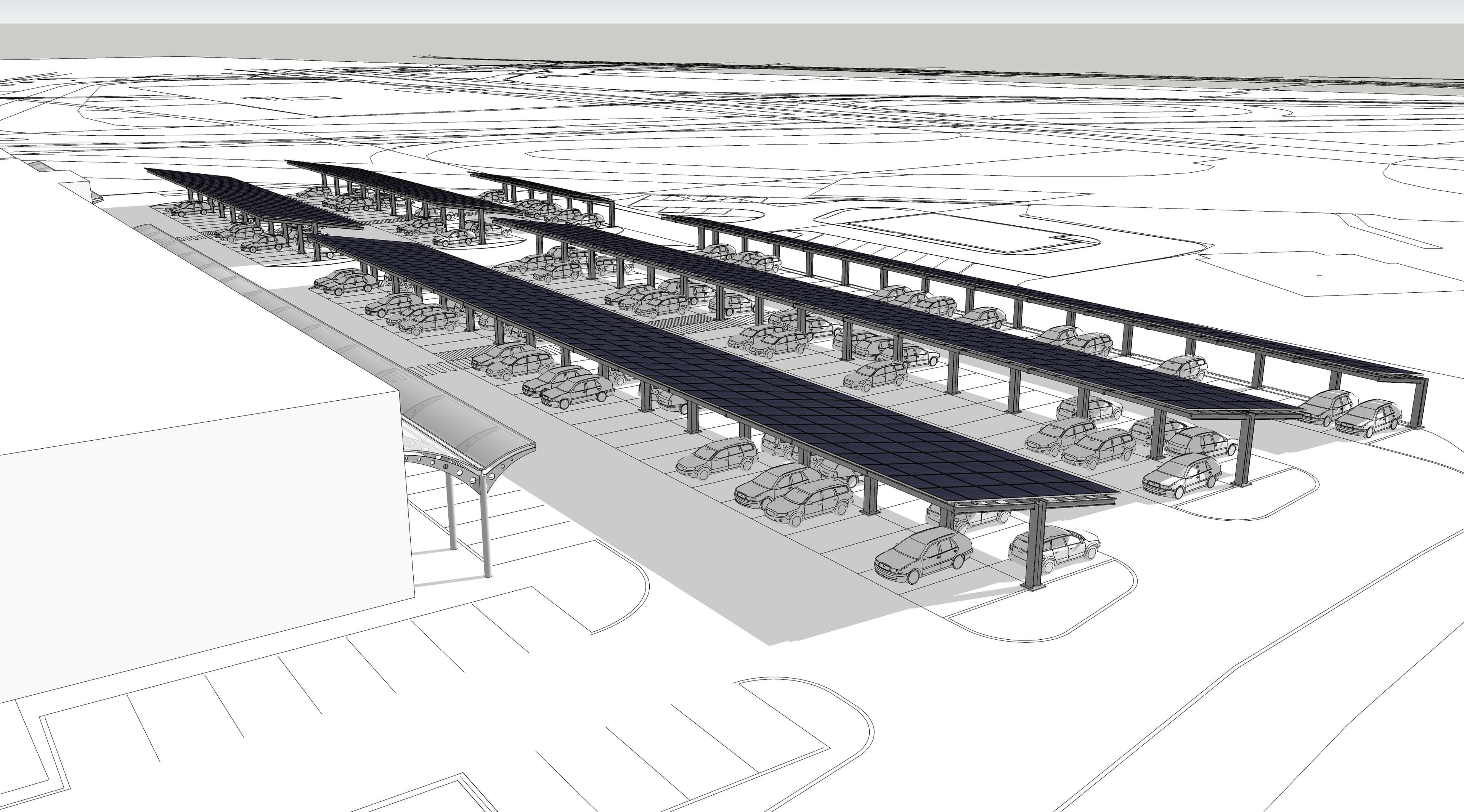 Greenbuddies porovnání typů carportů - konzolový systém